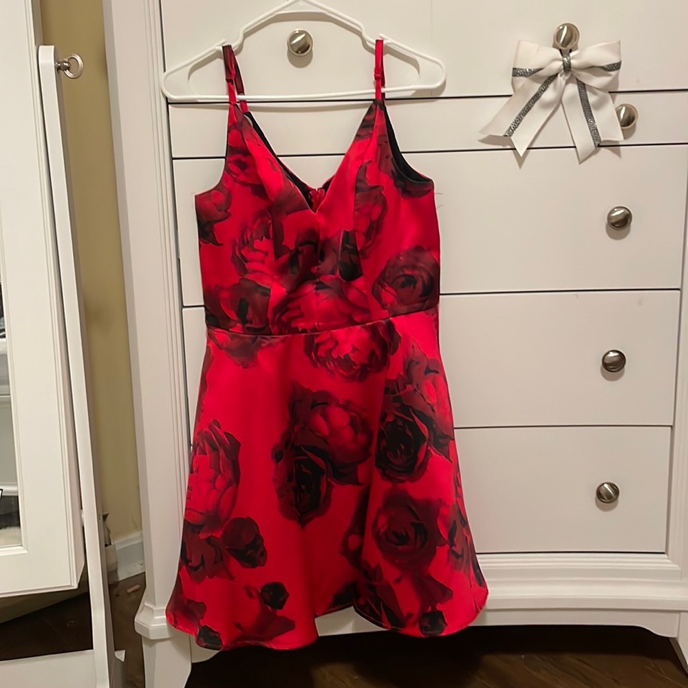 Speechless , floral A-Line semi formal dress size 13
